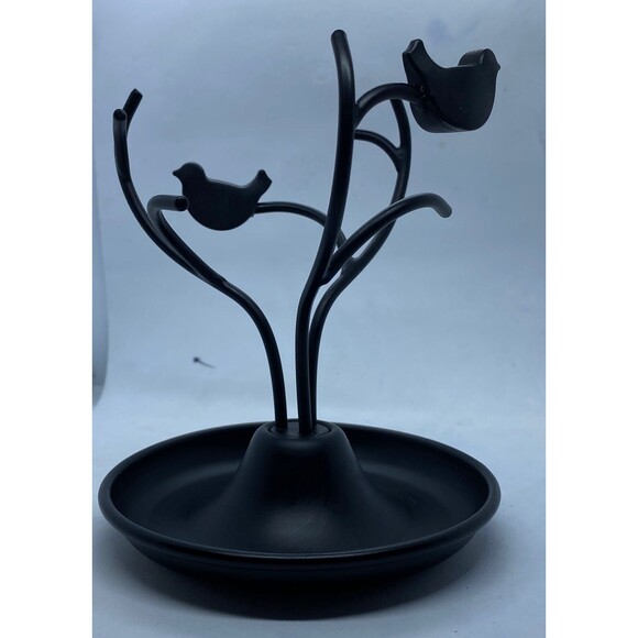 Set of 2 Umbra Black Metal Bird on a Wire Set Jewelry Holder and Photo Holder - Picture 3 of 5